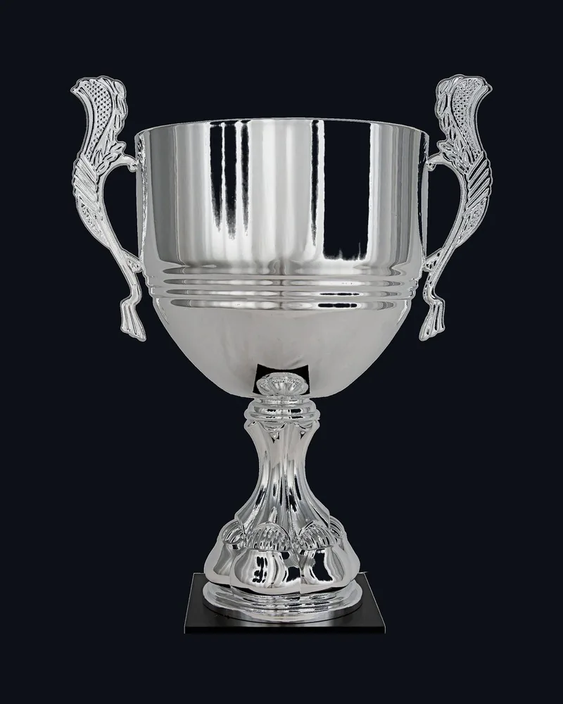 Copa Lisa con Asas Tres Líneas
