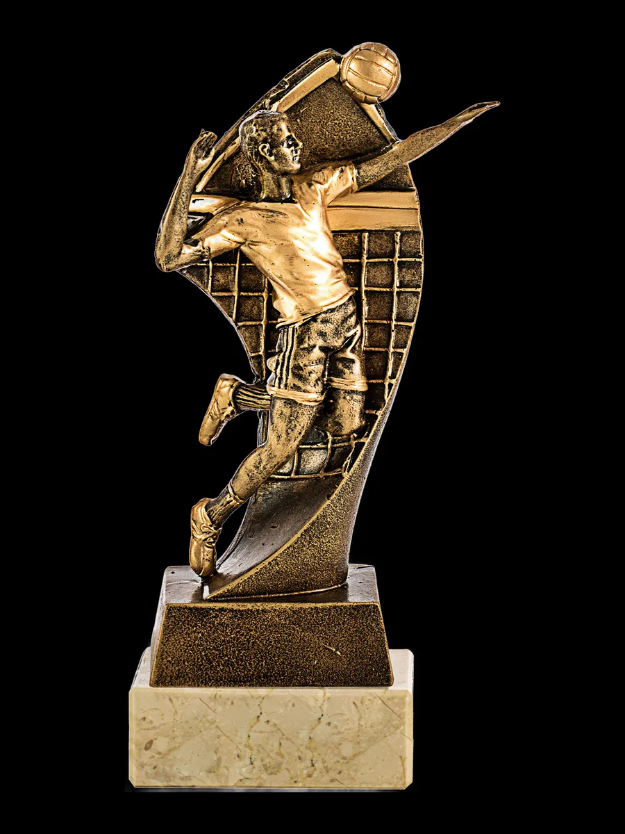 Trofeo de voleibol dorado - Ref 6530