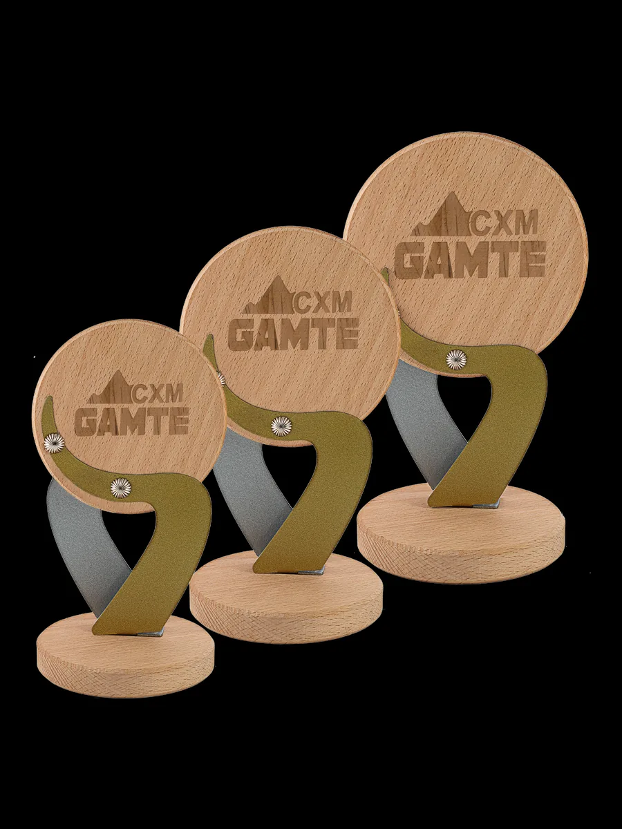 Trofeo Doble Metopa Soporte