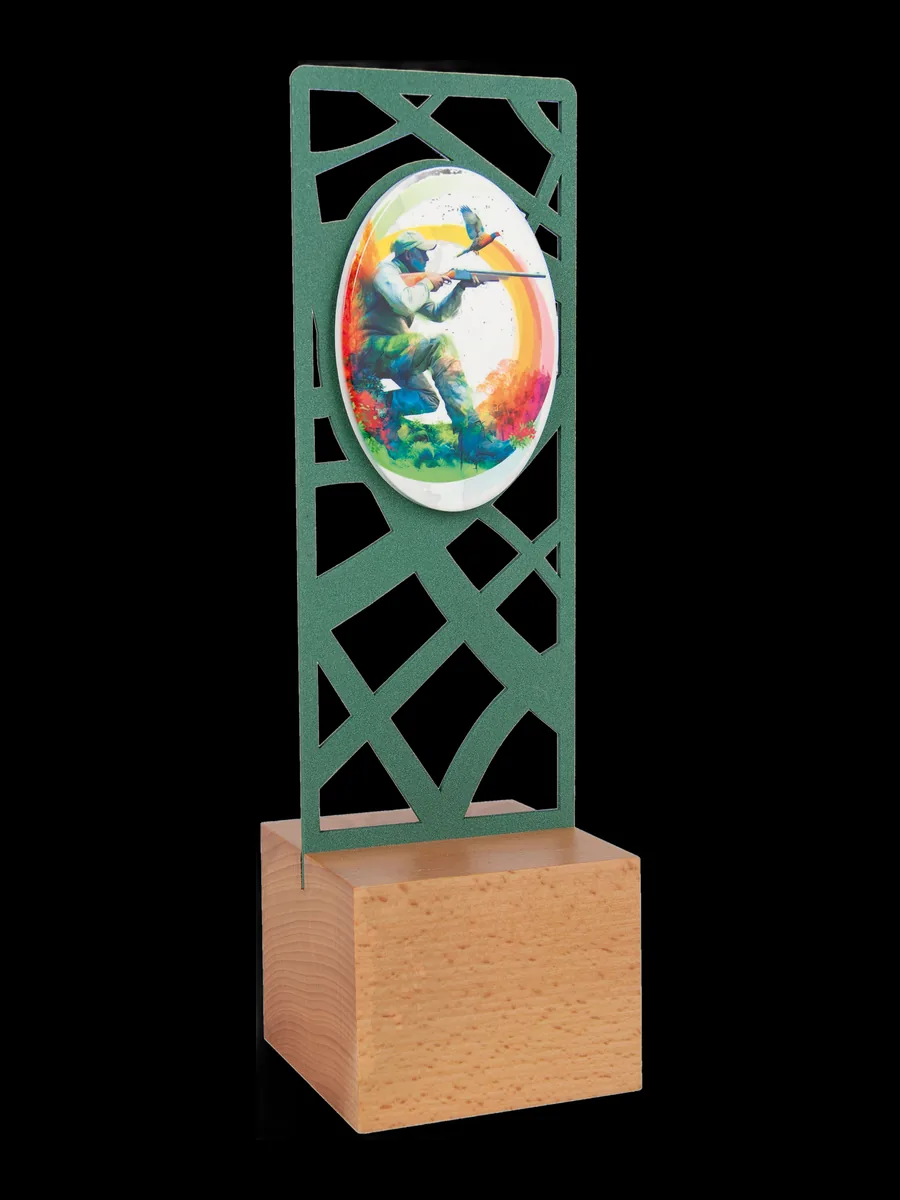 Trofeo Trasera Red Metal