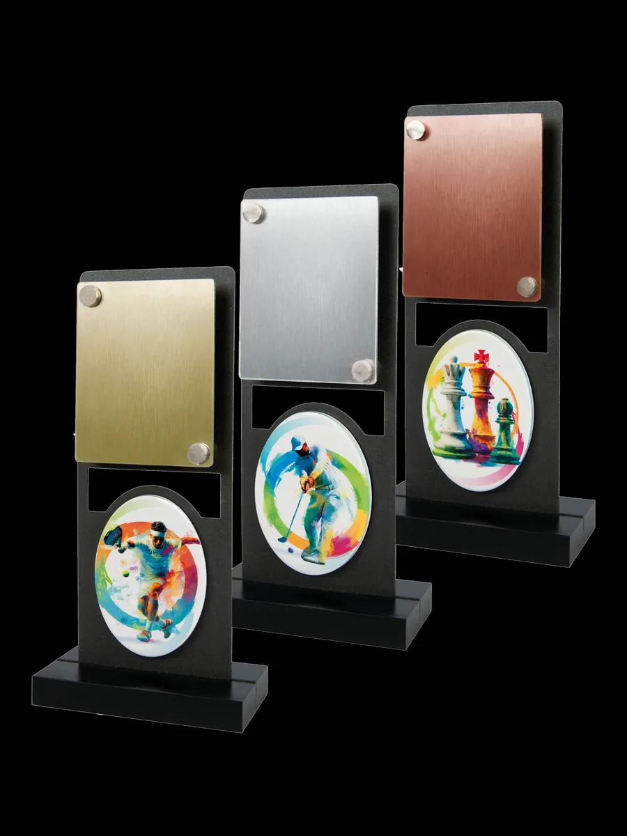 Trofeo Trasera Óvalo Placa