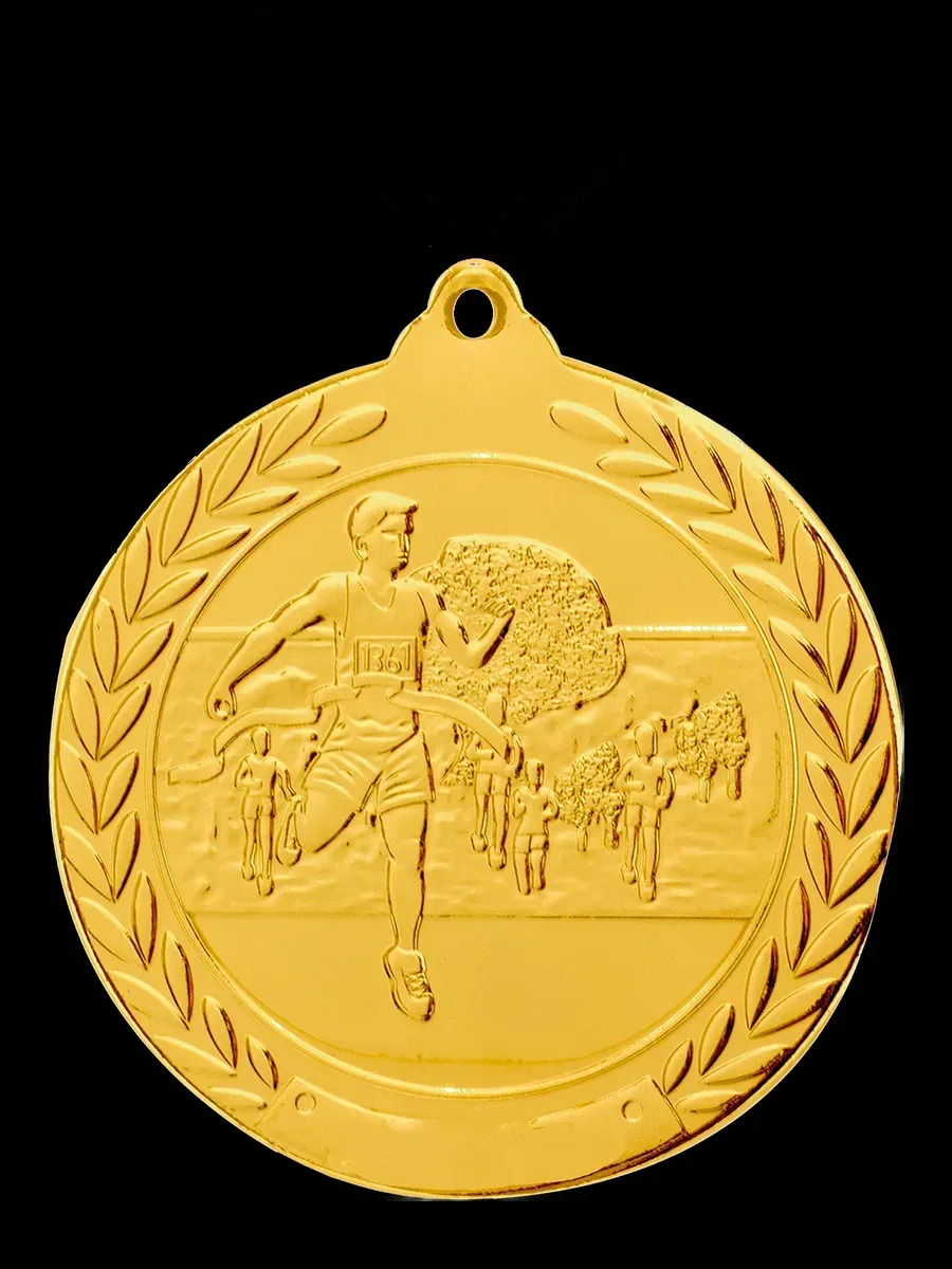 Medalla Deportiva Relieve Ø50 — Atletismo