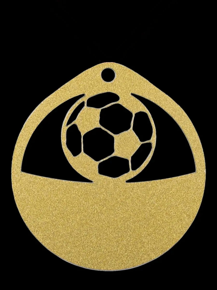 Medalla Deportiva Relieve Ø70 — Fútbol