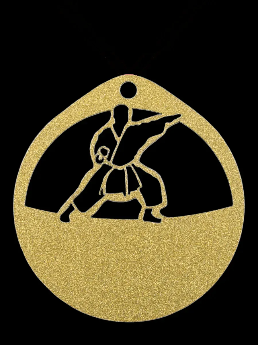 Medalla Deportiva Relieve Ø70 — Artes Marciales