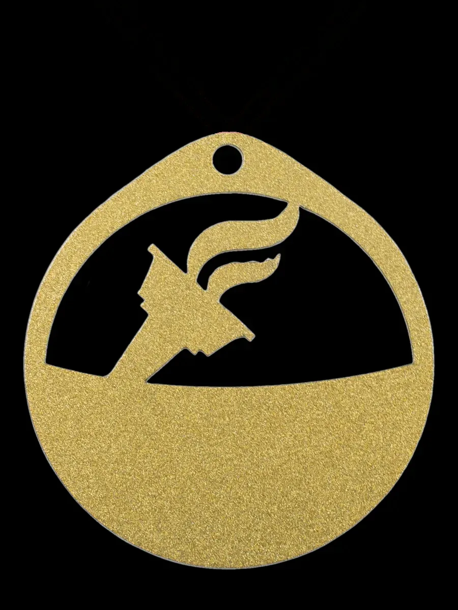 Medalla Deportiva Relieve Ø70 — Genérico