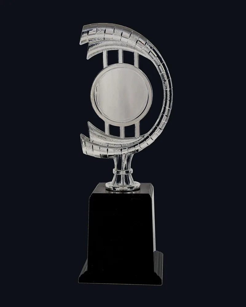 Trofeo Semicírculo Plateado
