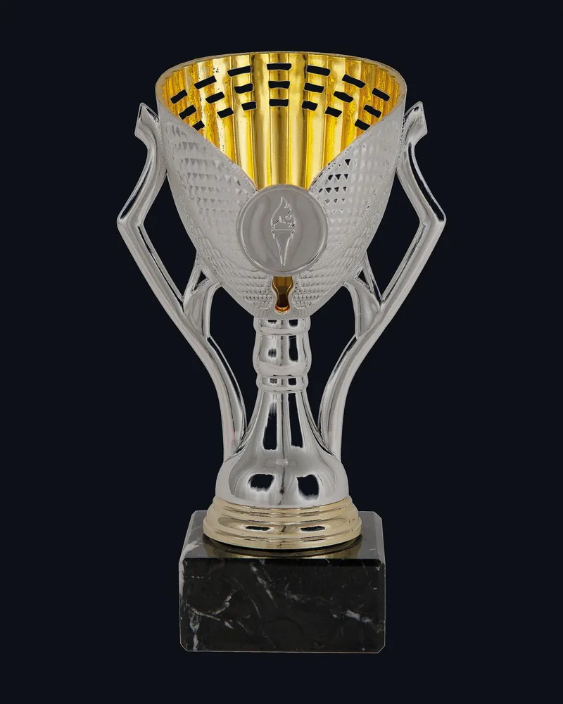Copita Portadiscos Oro y Plata